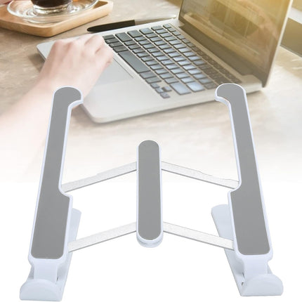 7240 Adjustable Laptop Stand Holder With Built-in Foldable Legs And High Quality Fibre