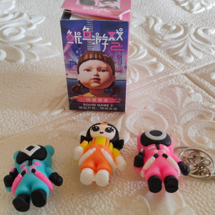 Cute Character-themed Soft Silicone Keychain (Mix Desgin  1 Pc)